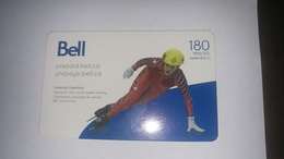 Canada-(000153321153)-bell Prepiad-(43)-(180minutes)-prepiad Mint Card+1card Prepiad Free - Canada