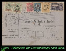 TURKEY ,EARLY OTTOMAN SPECIALIZED FOR SPECIALIST, SEE..Paketkarte Nach Wien - Covers & Documents