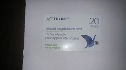 Canada-(045019)-telus-(51)-(20$)-prepiad Mint Card(card Board)+1card Prepiad Free - Canada