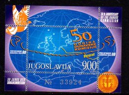 YUGOSLAVIA 1998 Danube Commission Block MNH / **.  Michel Block 46 - Blocchi & Foglietti