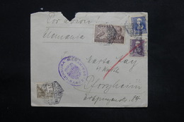 ESPAGNE - Enveloppe De Barcelone Pour L 'Allemagne En 1939 Avec Contrôle Postal Militaire - L 25305 - Bolli Di Censura Repubblicana