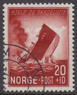 NORWAY 1944 (Mi.# 297) Sea War Victims - 20+10 øre - Usados