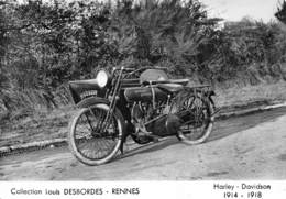 Moto - HARLEY-DAVIDSON 1914-1918 - Collection Louis Desbordes, Rennes - Moto
