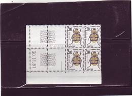 TIMBRE TAXE N°107 - 2,00F INSECTE - 30.11.1981 - (1 Trait) - Postage Due