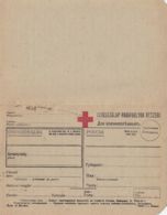 PRISONER OF WAR CORRESPONDENCE, RED CROSS POSTCARD WITH ANSWER CARD, UNUSED, RUSSIA - Covers & Documents