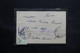 ESPAGNE - Enveloppe De Tolosa Pour La France En 1938 Avec Censure Militaire , Affranchissement Plaisant - L 25367 - Republicans Censor Marks