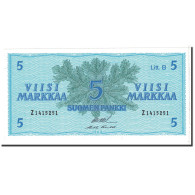 Billet, Finlande, 5 Markkaa, 1963, Undated, KM:106Aa, NEUF - Finland