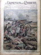 La Domenica Del Corriere 5 Agosto 1917 WW1 Bethencourt Bonacci Cesare Battisti - Guerra 1914-18