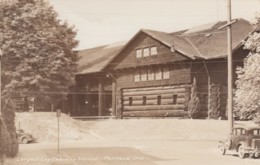 Portland Oregon, Largest Log Cabin In World, Log Structure From 1905 Worlds Fair?, C1930s Vintage Real Photo Postcard - Portland