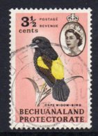 Bechuanaland Protectorate  QEII 1961 Definitives, 3½c Bishop Bird Value, Used, SG 171 (BA2) - 1885-1964 Herrschaft Von Bechuanaland