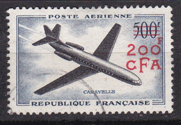 Réunion Surchargés Cfa Caravelle Poste Aérienne N°56 Oblitéré - Luftpost