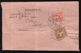 France  Lettre Du 12 07 1928  Des Finances Vers Paris - Storia Postale