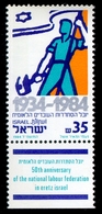 1984	Israel	962	50th Anniversary Of The National Labour Federation		0,70 € - Used Stamps (with Tabs)