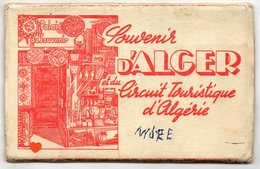 34418-ZE-ALGERIE-Souvenir D' ALGER Et Du Circuit Touristique D'Algérie-------carnet Album De 10 Vues Couleurs - Algiers