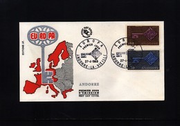 Andorra 1968 Europa Cept FDC - 1968