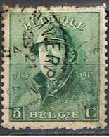 (BE 72) BELGIQUE // YVERT 167 // 1919-20 - 1919-1920 Roi Casqué