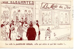 Publicité Idéale,les Elegantes, La Mode,, Cirés Artistiques Paris Rue De Turenne - Publicité