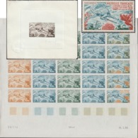 Polynésie Française 1965 Y&T PA 14. Épreuve D'artiste, Essais De Couleurs. Pêche Sous-marine, Plongeur, Harpon, Corail - Plongée