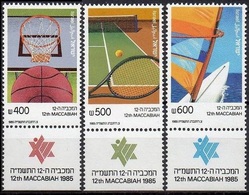 1985	Israel	1004-1006	Sport		4,50 € - Used Stamps (with Tabs)