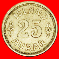 # GREAT BRITAIN: ICELAND ★ 25 ORE 1940 WARTIME (1939-1945)! LOW START ★ NO RESERVE! Christian X (1918-1944) - IJsland