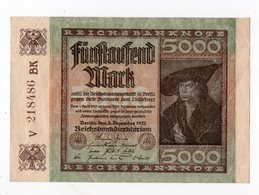 2 - Allemagne - 5000 Mark - 02.12.1922 - 5.000 Mark