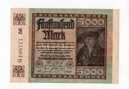 3 - Allemagne - 5000 Mark - 02.12.1922 - 5000 Mark