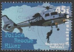 AUSTRALIA - USED 1997 45c Emergency Services - Police - Helicopter - Used Stamps