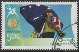 AUSTRALIA - USED 2006 50c Commonwealth Games Gold Medal Winners - Cycling - Men's Kirin - Gebruikt
