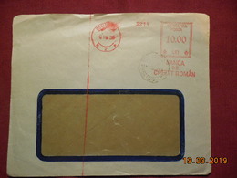 Lettre De 1938 Avec EMA - Franking Machines (EMA)