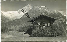 Unterhellelen Ob Zeneggen Und Bürchen - Berghäuschen - Foto-AK - Verlag Gyger Adelboden Gel. - Bürchen