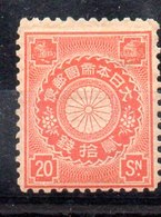 Sello De Japón Nº Yvert 104 * - Unused Stamps