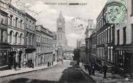 CPA   IRLANDE DU NORD---LONDONDERRY---SHIPQUAY SREET---1909 - Londonderry