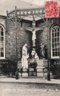 CPA   IRLANDE DU NORD---LONDONDERRY---CALVERY LONG TOWER CHURCH ---1909 - Londonderry