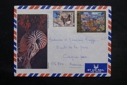 NOUVELLE CALÉDONIE - Enveloppe Touristique De Nouméa Pour Cagnes Sur Mer En 1979 , Affranchissement Plaisant - L 25479 - Storia Postale