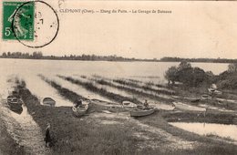 S1467 Cpa 18 Clémont - Etang Du Puits, Le Garage De Bateaux - Clémont