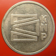 KB245-1 - KNP - Kon Ned Papierfabrieken - Maastricht - WM 22.5mm - Koffie Machine Penning - Coffee Machine Token - Professionals/Firms