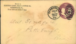 COAL-KOHLE, Stat. Envelope From "CARBONDALE" USA - Other & Unclassified