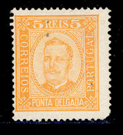 ! ! Ponta Delgada - 1892 D. Carlos 05 R (Perf. 13 1/2) - Af. 01 - MH - Ponta Delgada