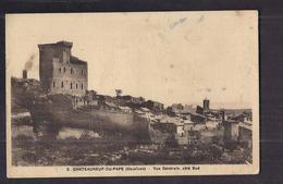 CPA 84 - CHATEAUNEUF-DU-PAPE - Vue Générale , Côté Sud - TB PLAN D'ensemble Du Village - Détails Maisons - Chateauneuf Du Pape