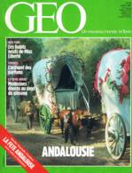 Geo  N°89  Juillet 1986    Andalousie Statue De La Liberté Alpinisme 1986 Curé En Normandie Médecines D'Extremes Orient - Géographie