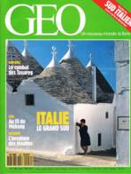 Geo  N°146  Avril 1991  Italie Du Sud Touareg Manchots Empereurs Kosovo Mékong Jésuites - Géographie