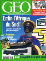 Geo  N°190  Dec 1994  Afrique Du Sud Norvège Noël Eléphants D'Asie Rouergue Familles Du Monde - Géographie