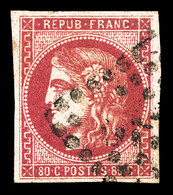O N°49b, 80c Rose Vif. TB (signé Scheller)  Qualité: O  Cote: 380 Euros - 1870 Ausgabe Bordeaux