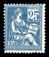 ** N°114, 25c Mouchon Type I. TB  Qualité: **  Cote: 375 Euros - 1900-02 Mouchon