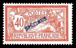 ** N°119, 40c Rouge Et Bleu Surchargé 'SPECIMEN' En Bleu, R.R.R (signé Calves/certificat)   Qualité: ** - 1900-02 Mouchon