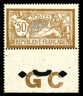 ** N°120d, 50c Merson Bdf Avec Manchette 'GC'. TTB  Qualité: **  Cote: 450 Euros - 1900-02 Mouchon