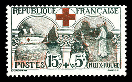 ** N°156, Infirmière, 15c +5c Noir Et Rouge, TB  Qualité: **  Cote: 300 Euros - 1900-02 Mouchon