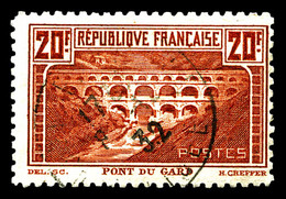 O N°262B, Pont Du Gard, 20F Chaudron Clair Dentelé 11, TB  Qualité: O  Cote: 450 Euros - 1900-02 Mouchon