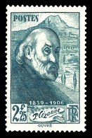 ** N°421B, Non émis: Cézanne 2f 25 Bleu-vert. SUPERBE. R.R. (certificats)  Qualité: **  Cote: 8000 Euros - 1900-02 Mouchon