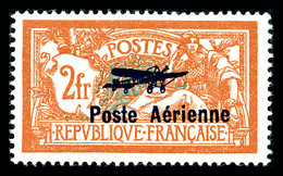 * N°1a, Merson, 2F Orange Et Vert-bleu: Coin De L'écusson Cassé, Bon Centrage, SUP (certificat)  Qualité: *  Cote: 1400  - 1927-1959 Mint/hinged